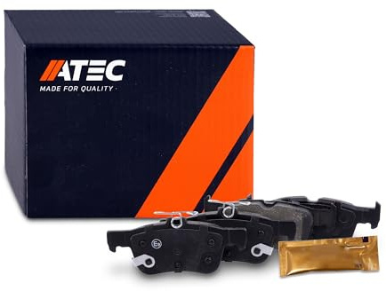 ATEC Germany Bremsbelagsatz Hinterachse, Bremsbeläge Bremsklötze hinten, 4 | Kompatibel mit: FORD FOCUS IV, FOCUS IV Stufenheck, FOCUS IV Turnier, GALAXY III, KUGA II, KUGA III, MONDEO V Schrägheck