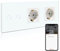 BSEED Normal enchufe doble con Smart ZigBee Interruptor de Luz,Compatible con Alexa y Google Home,Control de APP,2 Gang Interruptor de Luz con Enchufe Blanco(Zigbee Gateway Hub Requerido)