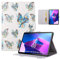 Auslbin Lenovo Tab M10 Plus (3rd Gen)-10.6 Tablet Estuche Material de PU Cuero, Cubierta de Tableta de Patrón Colorido, Adecuado para Lenovo Tab M10 Plus (3rd Gen)-10.6, Mariposa