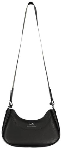 Armani Exchange Women's Wave Small Hobo Bag, Nero