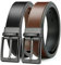 CHAOREN Ledergürtel Herren 1 Stück, Gürtel Herren Leder Reversibel Ein Schwarz Braun 35mm, Männer Wendegürtel Beidseitig für Casual Jeans und Anzug