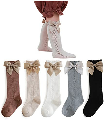 DRESHOW Calzini alti al Ginocchio Bambina Calzini per Bambini Calzini per Neonati Calzini Per Neonati In Cotone