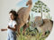 Osomhome - Wandtattoo Kinderzimmer - Wandtattoo Dinosaurier [120x120cm] | Wandtattoo Rund, Wandtattoo Kinderzimmer Junge & Mädchen, Wandsticker Kinderzimmer Jungen, Kinderzimmer Wandtattoo | os9459