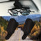 TIESOME Sonnenbrillenhalter für Auto, 2 Stück Brillenhalter für Auto Sonnenblende Magnetischer Leder Brillenhalter Clip Sonnenblende Organizer Auto Brillenhalterung Car Accessories(Schwarz)