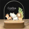 EIMOPE Individuelle für Nachtlicht Kinder Personalisierte Karikatur LED Lampe, Geschenke Baby mit Name Arcyl Nachtlampe Geschenk für Mädchen Junge Kinder Geburtstagsgeschenk Raumdekoration