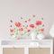 astylishome Wandtattoo Schmetterlinge Blumen Wandaufkleber Garten Blume Pflanzen Mädchen Wandsticker Kinderzimmer Wohnzimmer Schlafzimmer Wanddeko 0216