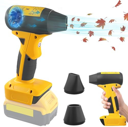 URUN Jet Dry Mini Gebläse für DeWalt 20V Akku, 130000RPM 18V Akku-Gebläse, Tragbar staubbläser, Luftgebläse Bürstenloser für Reinigung von PC, Tastatur und Auto