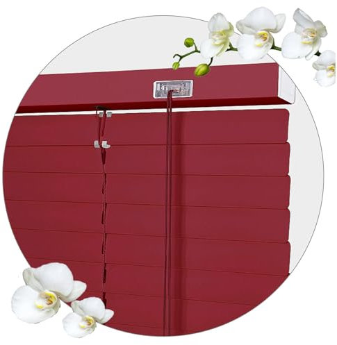 Persianas venecianas de aluminio para ventanas, horizontales, metálicas, 50 x 90 cm, térmicas/protectores solares