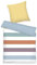 TOM TAILOR Renforcé-Bettwäsche, 80x80 cm + 155x220 cm, 100% Baumwolle/ Renforcé, Mit Wendemotiv und farbigem Markenreißverschluss, COLORED STRIPES Bunt (Multi Color)