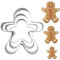 Moldes de galletas – Moldes de galletas | Cortadores de galletas de Navidad | Molde de acero inoxidable, cortadores de galletas perfectos para hornear en vacaciones, cortadores de galletas de grado