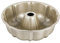 Onader 10 Inch Fluted Cake Tin, Non-Stick Carbon Steel Ring Cake Mould Round Baking Pan, Non-Toxic & Healthy, Heavy Duty & Leak-Proof, Easy Release & Clean, Gold