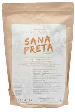 ROOT RIOT: Sana Preta Living Soil 5L - Basis Mix für Living Soil - Organischer Bodenaktivator mit aktivierter Pflanzenkohle, Mykorrhiza & nützlichen Mikroorganismen
