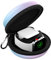 Astorgos Caja de Almacenamiento Compatible Apple Watch Series 10/9/8/7/6/5/4/3/2/1/SE,Estuche de Viaje Portátil para iWatch 46mm 45mm 44mm 42mm 41mm 40mm 38mm AirPods Pro/3/2/1 Base de Carga,AzuDedMdo