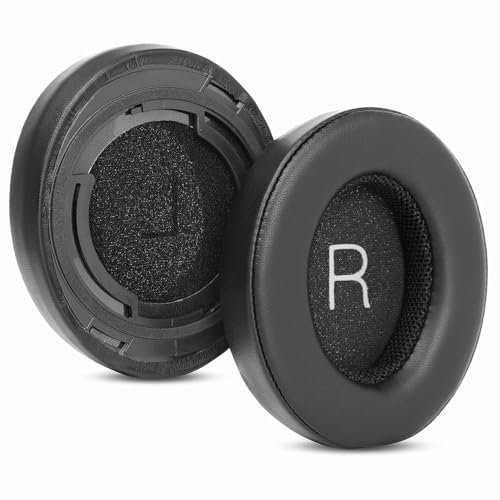 TaiZiChangQin Aonic 50 - Cuscinetti di ricambio compatibili con cuffie wireless Shure Aonic 50 Gen 1/Gen 2 (non adatti per Aonic 40/SRH1540), in pelle proteica, nero