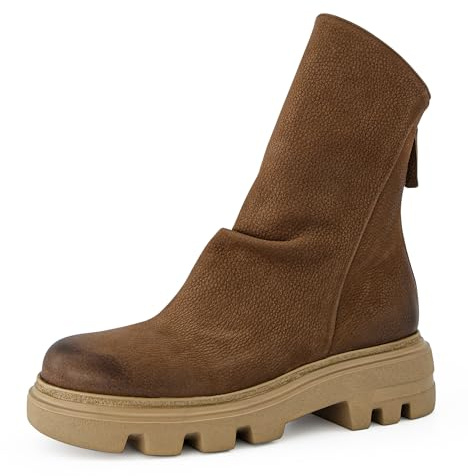 Paul Green Damen Ballerinas mit Absatz 8253-000 Weite XX-Schmal Reißverschluss