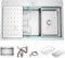 ATHOMASM Fregadero de Cocina Plateado Monocubeta 70x50cm con Escurridera - Acero Inoxidable Resistente Sin Grifo - Lavadero Moderno Grande para Cocinas