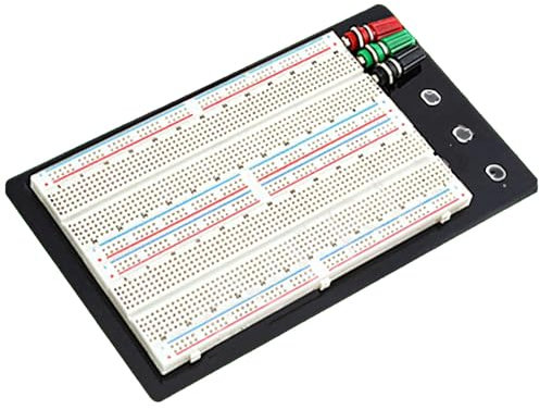 byepica 1660 Tie-Point Breadboard with Power Rails for Solderless Prototyping and Circuit Testing