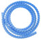 Spiral Cable,1 Meter Spiral Bands Cable Casing Spiral Wire Organizer Wrap Tube Flame Retardant Winding Pipe Cable Sleeves wraps cable(Blue,14mm inside diameter)