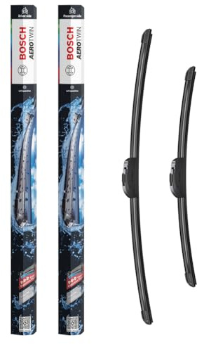 Bosch Aerotwin eAR 602 S Front-Scheibenwischer - 600 mm und 450 mm | Set mit 2 Ersatz-Wischblättern und vormontiertem Multi-Clip-Adapter - in platzsparender Verpackung