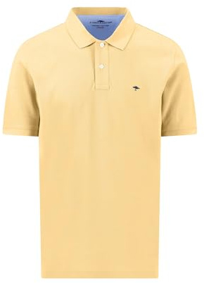 FYNCH-HATTON Poloshirt aus Baumwolle mit strukturierter Oberfläche