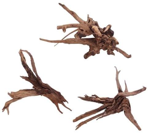 AquaOne Aquarium Wurzel Driftwood Flußwurzel XL 1 Stück Mangrove Holz Deko Aquascaping Dekoration Landschaft Moos Natur Echtholz