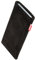 fitBAG Folk Schwarz Handytasche für Nokia 150 Tasche aus feinem Wildleder Echtleder mit Microfaserinnenfutter | Hülle mit Reinigungsfunktion | Made in Germany