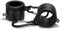 Anley 1 Aluminum Flagpole Mounting Rings Set - Anti Wrap 360° Rotatable Ring with Carabiners - Ideal for 1 Inch Diameter Flag Pole & Flag with 2 Grommets(Black, Pack of 2)