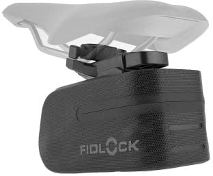 Fidlock 9175 Unisex – Erwachsene Bag 600 + Saddle Base Satteltasche mit Halterung, schwarz, 600ml