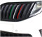 Finest Folia 30 teiliges Aufkleber Set für Front Kühlergrill Sticker für Gitter Nierenaufkleber Zierstreifen Folie selbstklebend Kfz Zubehör (K005 Italien)