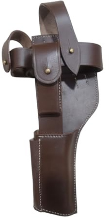 German WWI Mauser C-96 Broomhandle Holster Rig - Dark TAN
