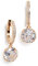 Kate Spade New York Pave Huggies, klar/gold
