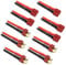 5 Pairs T Plug Connector Female and Male Deans with 14AWG Silicon Wire for RC Lipo battery Cable Drone