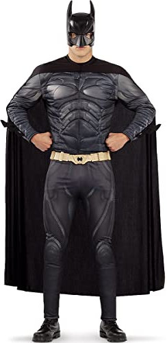 Funidelia Costume Ufficiale di Batman Il Cavaliere Oscuro per Uomo, Tenuta da Supereroe per Adulto, Costumi di Halloween e Carnevale – Taglia 3XL