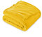 FARFALLAROSSA Coperta Plaid Pile, Coperta Divano Piccolo 130 x 160 cm Flanella, Coperta Letto Singolo Calore Morbida - Giallo