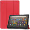 Lobwerk Cover for Amazon Fire HD 10 / HD 10 Plus 11th Generation 2021 10.1 Inch Tablet Case Slim with Stand Function and Auto Sleep/Wake Function Red
