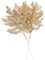 Künstliche goldene Pflanzen für Weihnachtsdekoration, hoch 76.2 cm, künstliche Farnblätter, Simulation persischer Grassträucher, künstliche Sträucher, Tischdekoration – Golddekoration, 2 Stück