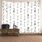 EHOMERY Wandteppich Klein Natur Wanddeko Wandschmuck Weiß Schwarz Pfeile-Muster Wandteppich Kinderzimmer Wandtuch Oneline Wandbehang Groß Schlafzimmer Wohnzimmer Wanddekoration 210X140Cm