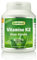 Greenfood Vitamine K2 (MK7, all-trans), 1000 μg, dose élevée, 150 gélules – pour la santé des os et la coagulation du sang. SANS additifs artificiels. Sans organisme génétiquement modifié. Vegan