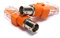 Elecbee 2 STÜCKE BNC-Buchse auf RJ45-Stecker, R-F Koaxialstecker Kupplung Adapter für Tester 180 Grad 50 Ohm