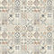 Tile Effect Vinyl Flooring 2.4mm Thick Lino for Bathroom Kitchen Hall (Antique Patterned Tiles, 2m x 3m)