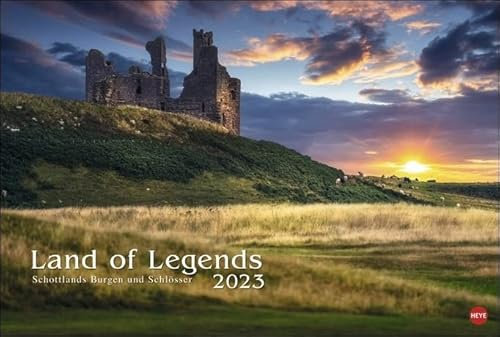 Harenberg Land of Legends - Kalender 2023 - Heye-Verlag - Fotokalender - Wandkalender mit atemberaubenden Aufnahmen - 58 cm x 39 cm, multicolor