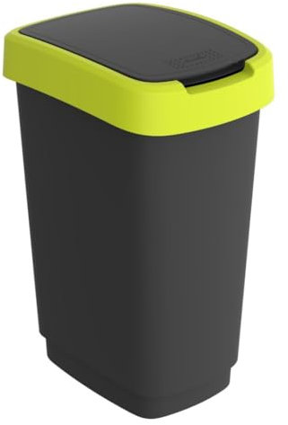 Rotho Twist (25l, Schwarz/Zitrone)
