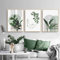 Martin Kench 3-teiliges Bohemian Poster Set Aesthetic Grüne Pflanze Bilder Moderne Wandbilder, Wohnzimmer Schlafzimmer Deko, ohne Rahmen (A,30x40cm)