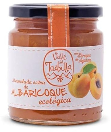 MERMELADA BIO DE ALBARICOQUE CON SIROPE DE AGAVE 260G