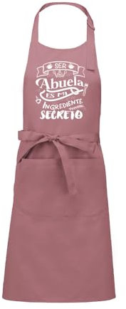 Antracita Delantal Papa hijo abuelo mama abuela ingrediente secreto regalo para dia del padre abuelos Madre abuela (5-Abuela)