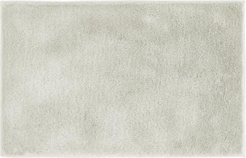 andiamo Badematte rutschfest Florida - Badezimmerteppich weich und flauschig - Badteppich rutschfest waschbar Duschvorleger Badvorleger für Badezimmer 40 x 60 cm beige