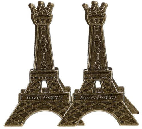 SUJEBKC 2 Pcs Porte Photo Pince Support Photo Porte-Photo Carte Postale Métal Titulaire Cartes Mariage Porte-Cartes De Visite En Métal Tour Rétro Pour Restaurant Cuisine Bureau Hôtel