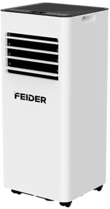FEIDER Climatiseur Mobile 8000 Btu/h, 20 m², 2300 W, Déshumidificateur, Ventilateur, Tuyau d'Évacuation, Écran Digital, Télécommande, Garantie 5 Ans - JOYCE