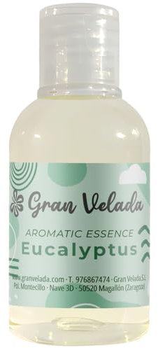 Esencia Aromática de Eucalipto | Fragancia Intensa para Cosméticos y Velas | Fácil de Usar | Notas Frescas y Herbales | Concentrada y Versátil | Calidad Profesional | 50 ml