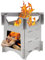 Camping Wood Stove, Portable Wood Burning Stove, Stainless Steel Folding Lightweight Stove with Canvas Bag for Outdoor Camping Travel Hiking Picnic Backpacking Stove